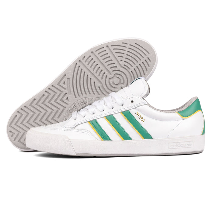 Adidas - Nora (Cloud White/Court Green/Yellow)*SALE