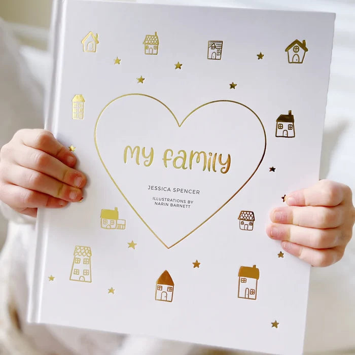 Adored Illustrations My Family Hardcover Book