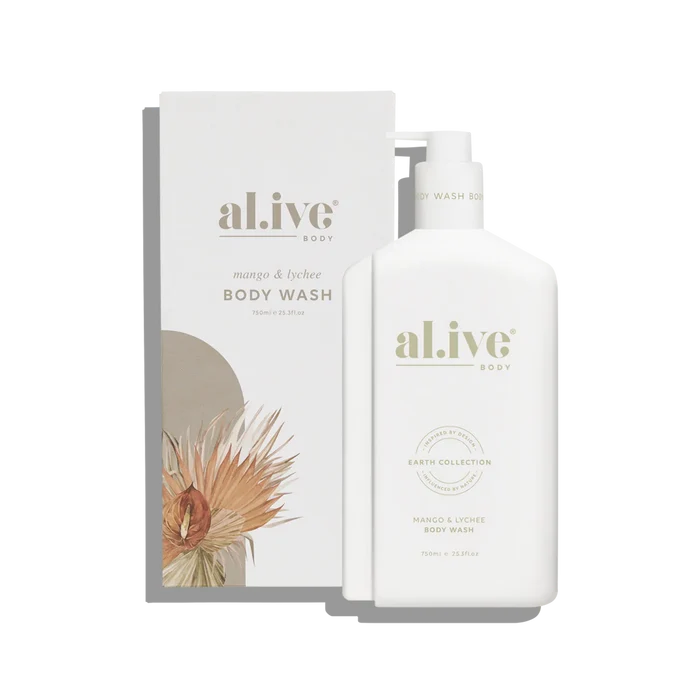 al.ive body Body Wash 750ml - Mango & Lychee