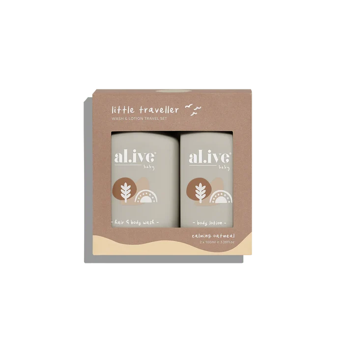 al.ive body Little Traveller - Wash & Lotion Travel Set