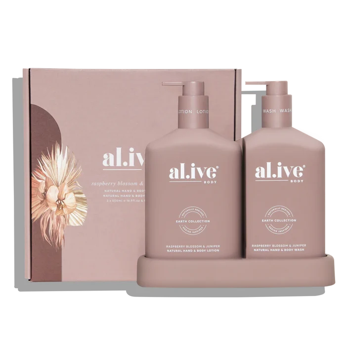 al.ive Body Raspberry Blossom & Juniper Wash & Lotion Duo
