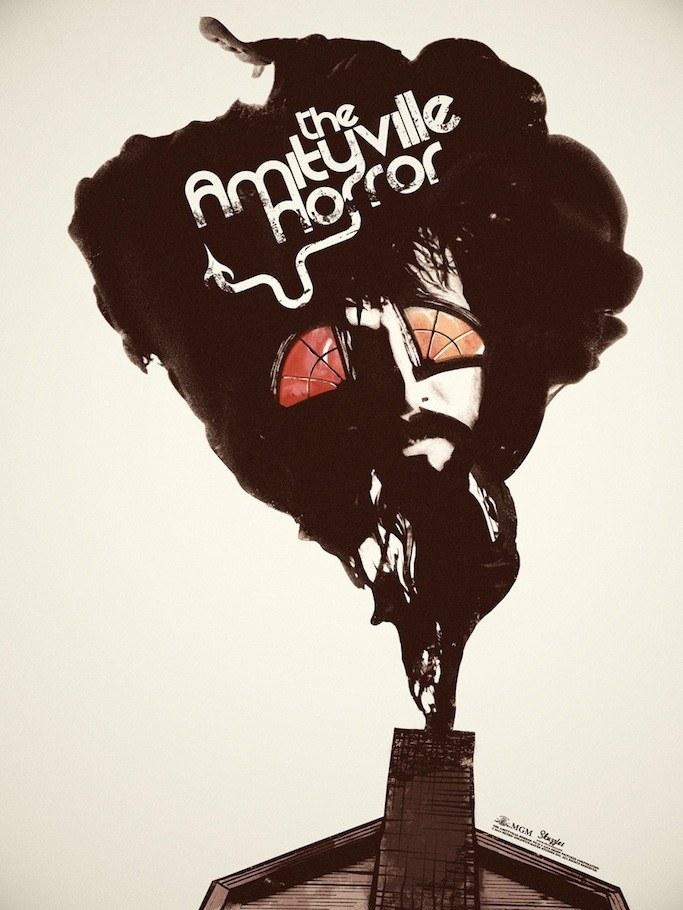 Amityville Horror by Jay Shaw, 18" x 24" Screen Print