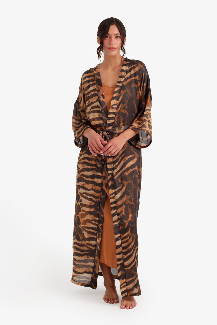 Animal Pattern Nightgown Set