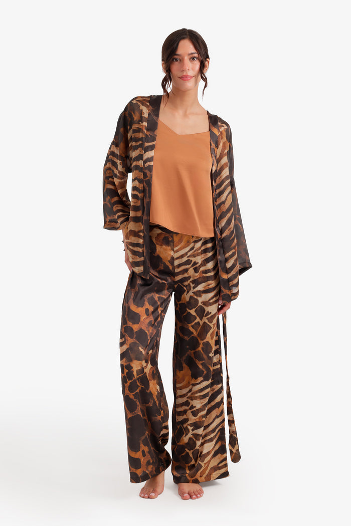 Animal Print 3-Piece Pyjama