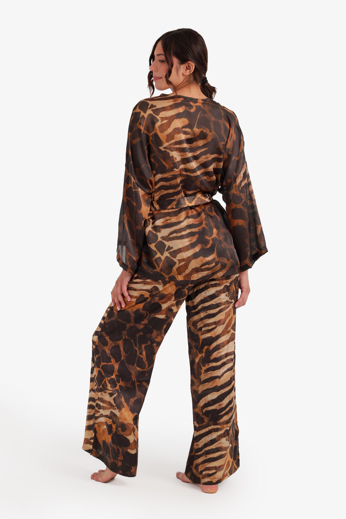 Animal Print 3-Piece Pyjama