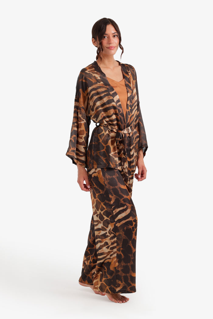 Animal Print 3-Piece Pyjama