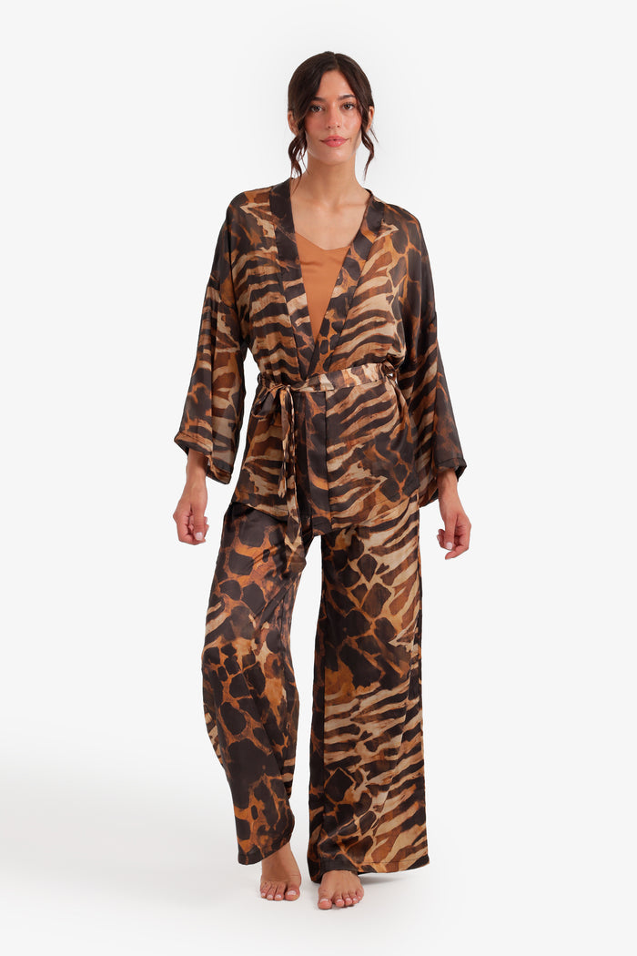 Animal Print 3-Piece Pyjama