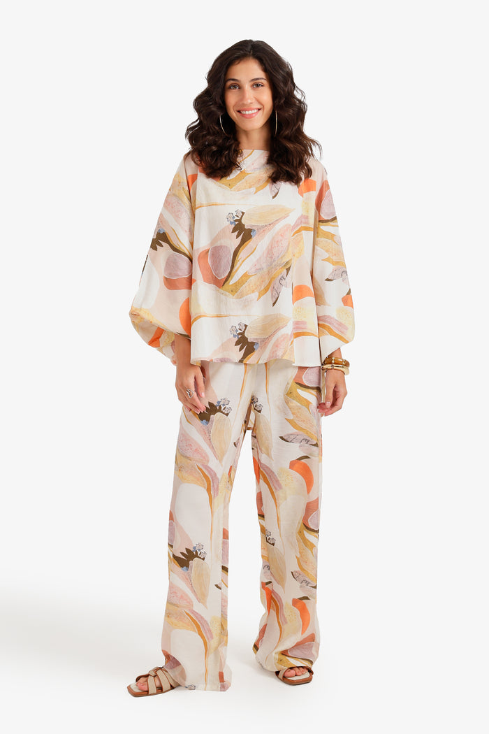 Artistic Botanical Blouse