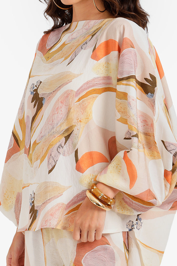 Artistic Botanical Blouse