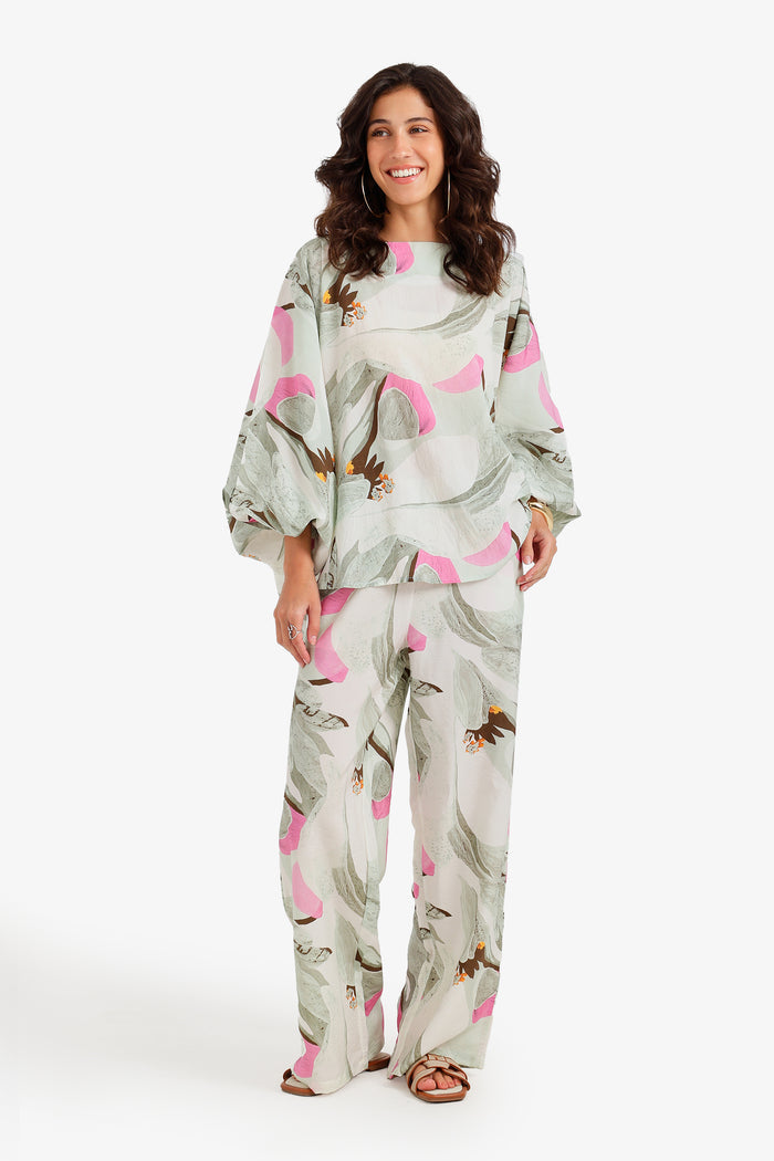 Artistic Botanical Blouse