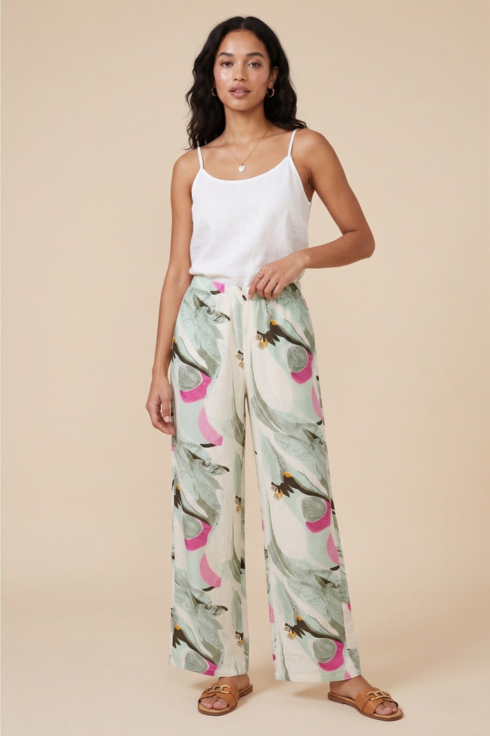 Artistic Botanical Pants