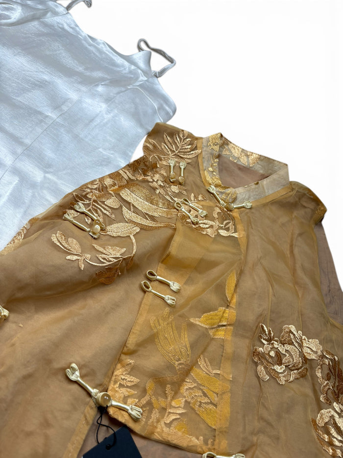 Asian Style Embroidered Dress Set