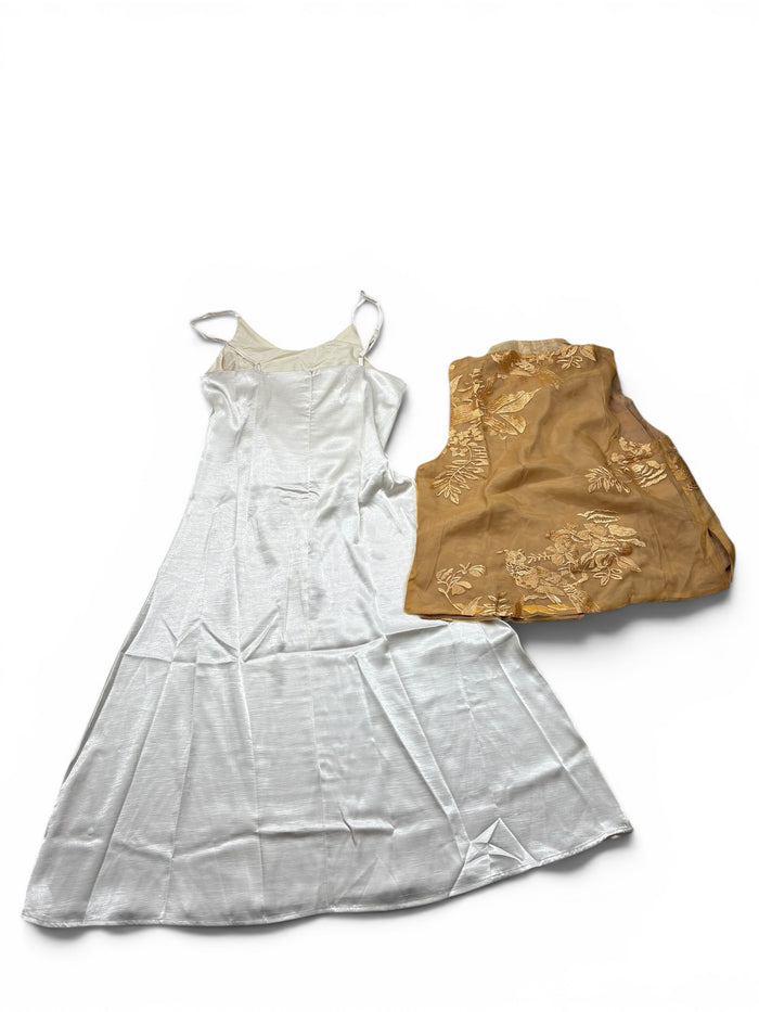 Asian Style Embroidered Dress Set