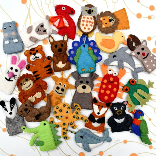 Assorted Felt Finger Puppets