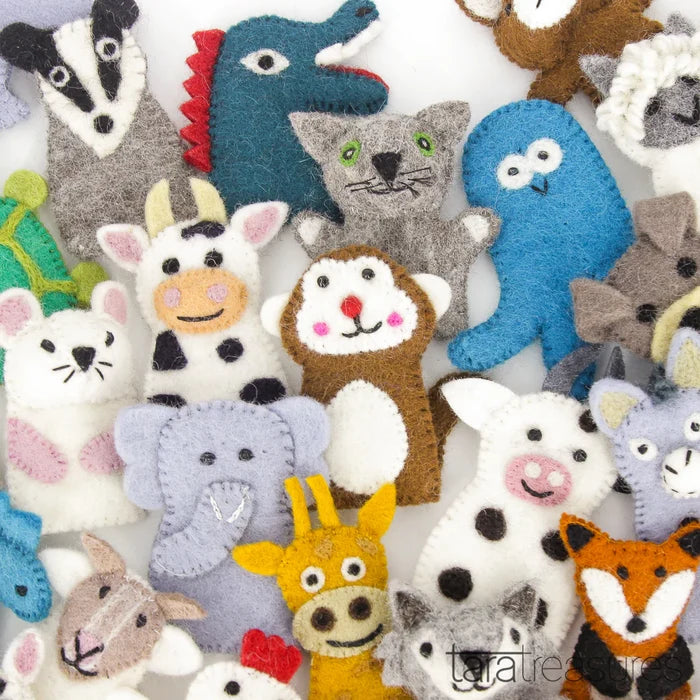 Assorted Felt Finger Puppets
