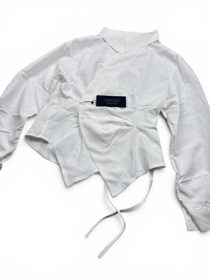 Asymmetrical Wrap Shirt