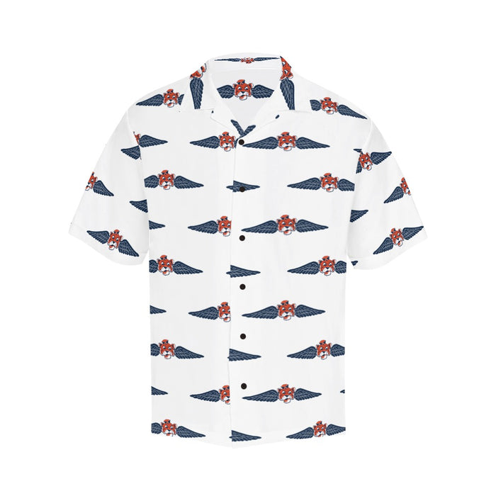 Auburn Tiger Wings White Hawaiian Shirt