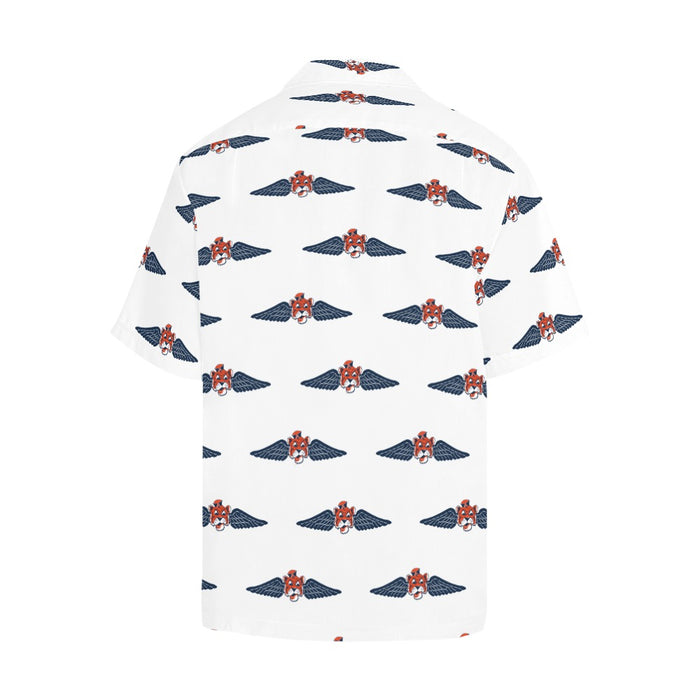 Auburn Tiger Wings White Hawaiian Shirt