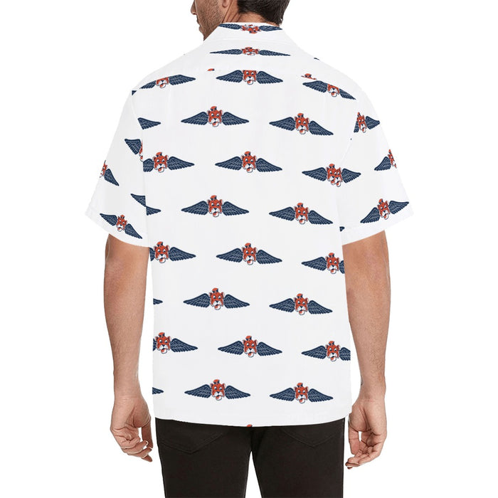 Auburn Tiger Wings White Hawaiian Shirt