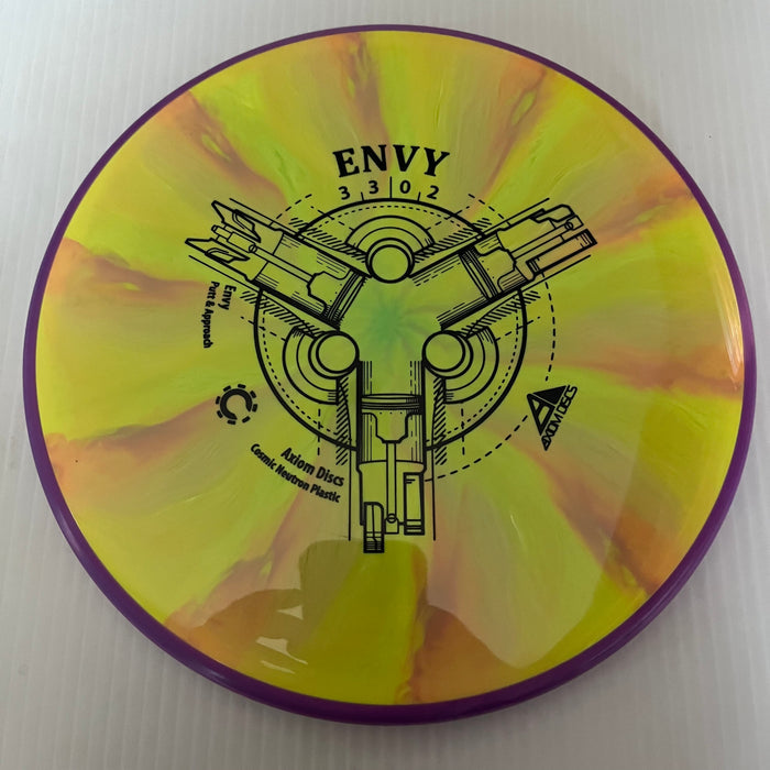 DayGlo & Orange/Purple Rim/171g 9