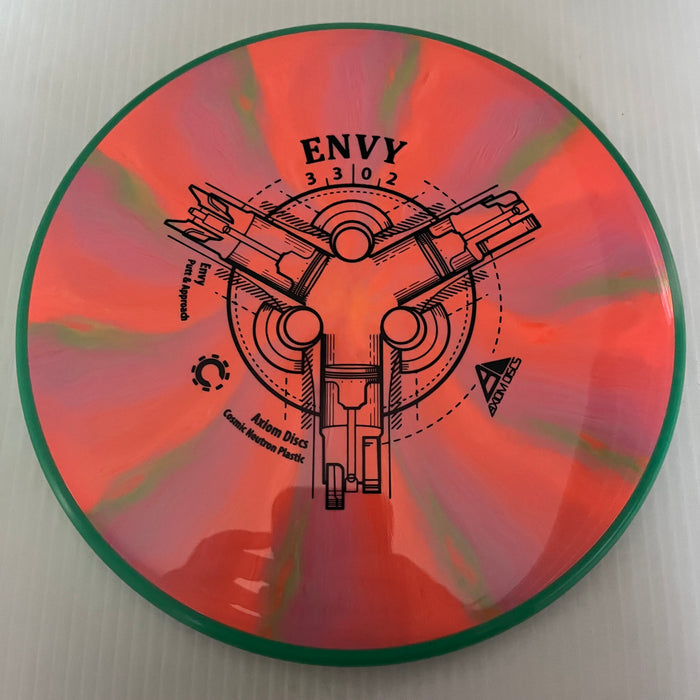 Bright Salmon & Green/Green Rim/174g 11