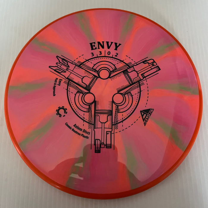 Pink & Green/Orange Rim/173g 18