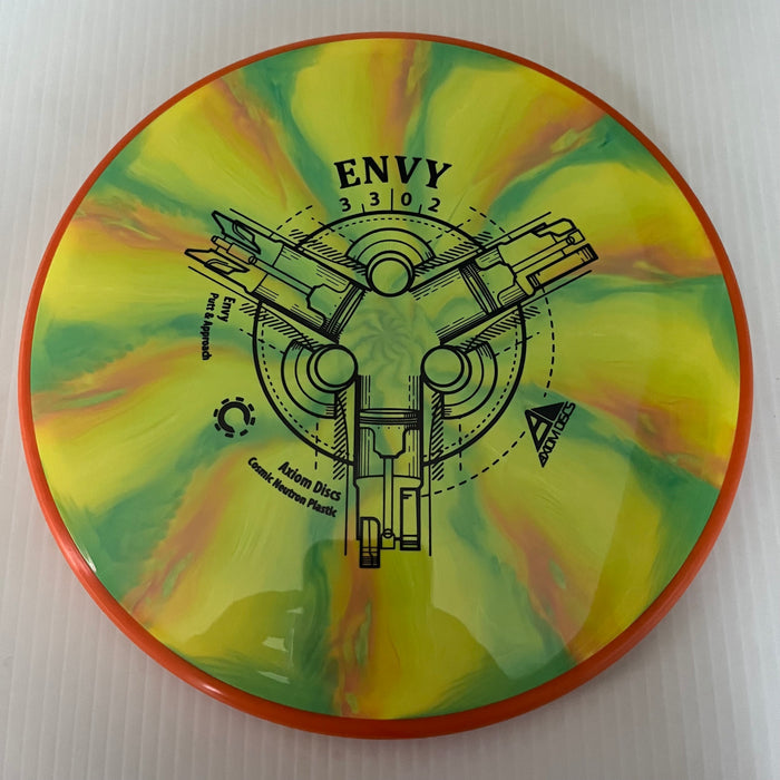 Orangey Yellow & Green/Orange Rim/175g 30