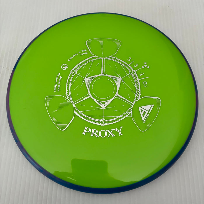 Bright Green Rim/Swirly Blue & Purple Rim/171g 6