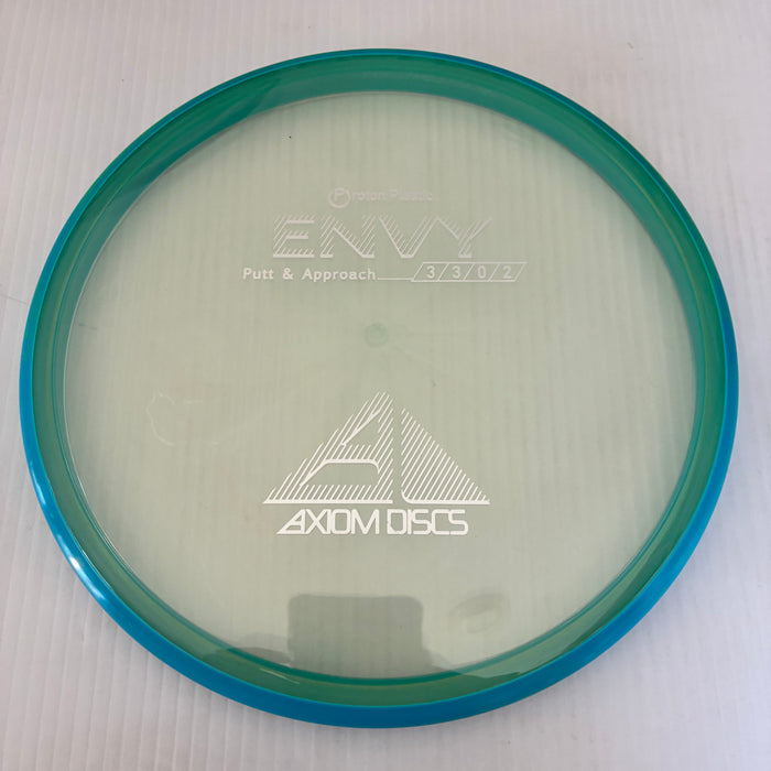 Clear Teal/Blue & DayGlo Rim/174g 12