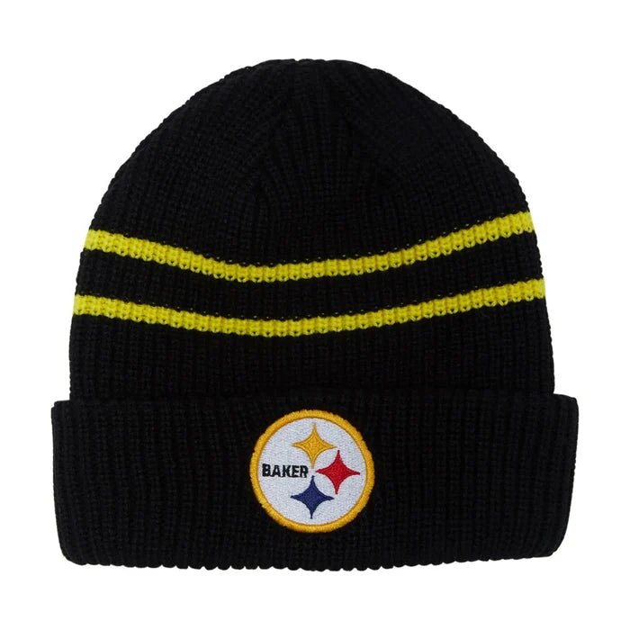 BAKER STEALING BEANIE (BLACK/YELLOW)