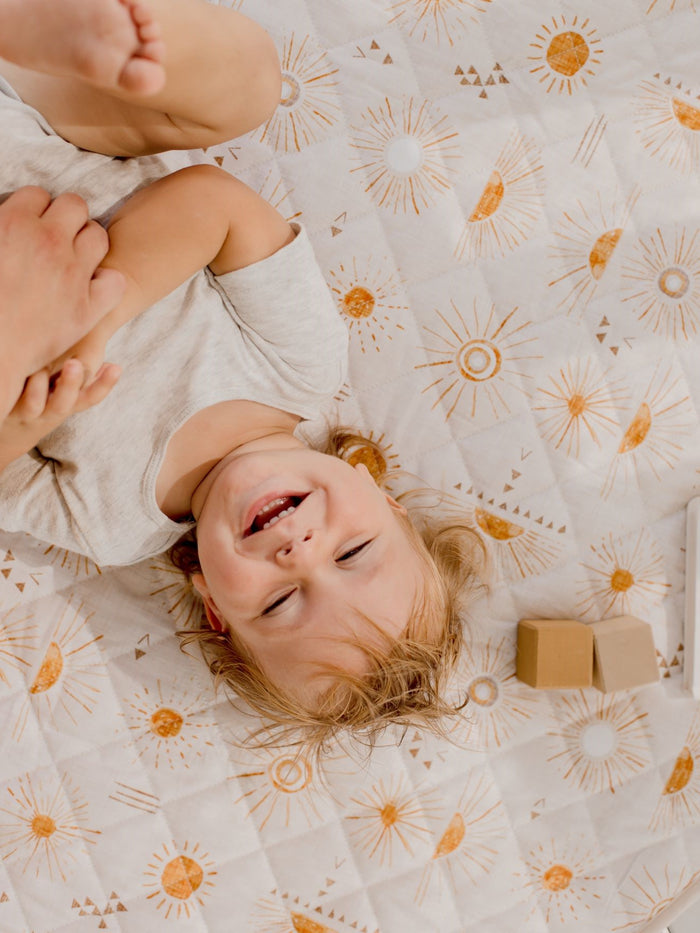 Bambella Designs Padded Waterproof Play Mat | Bohemian Sunshine