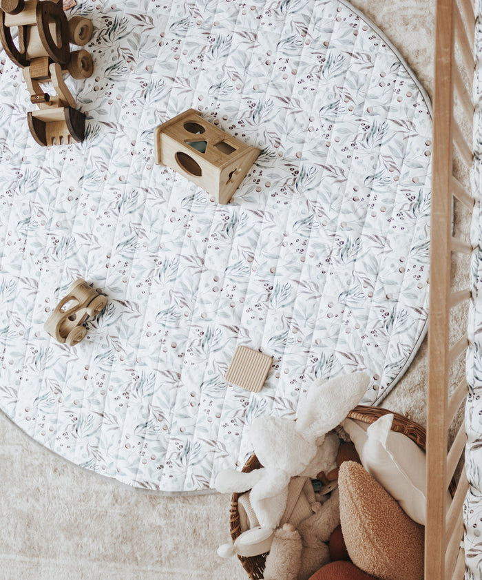Bambella Designs Padded Waterproof Play Mat | Botanical