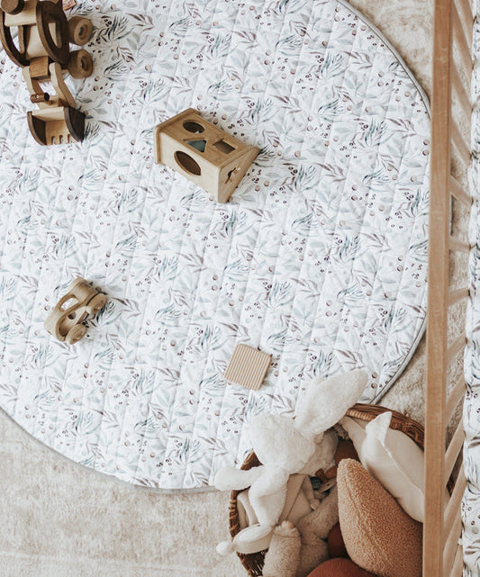 Bambella Designs Padded Waterproof Play Mat | Botanical