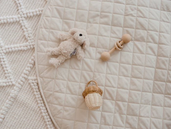Bambella Designs Padded Waterproof Play Mat | Oat