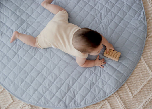 Bambella Designs Padded Waterproof Play Mat | Sky Blue