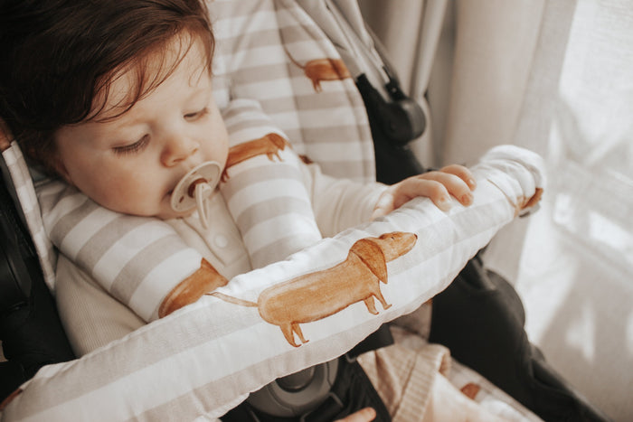 Bambella Designs Pram Bar Cover | Dachshund Days