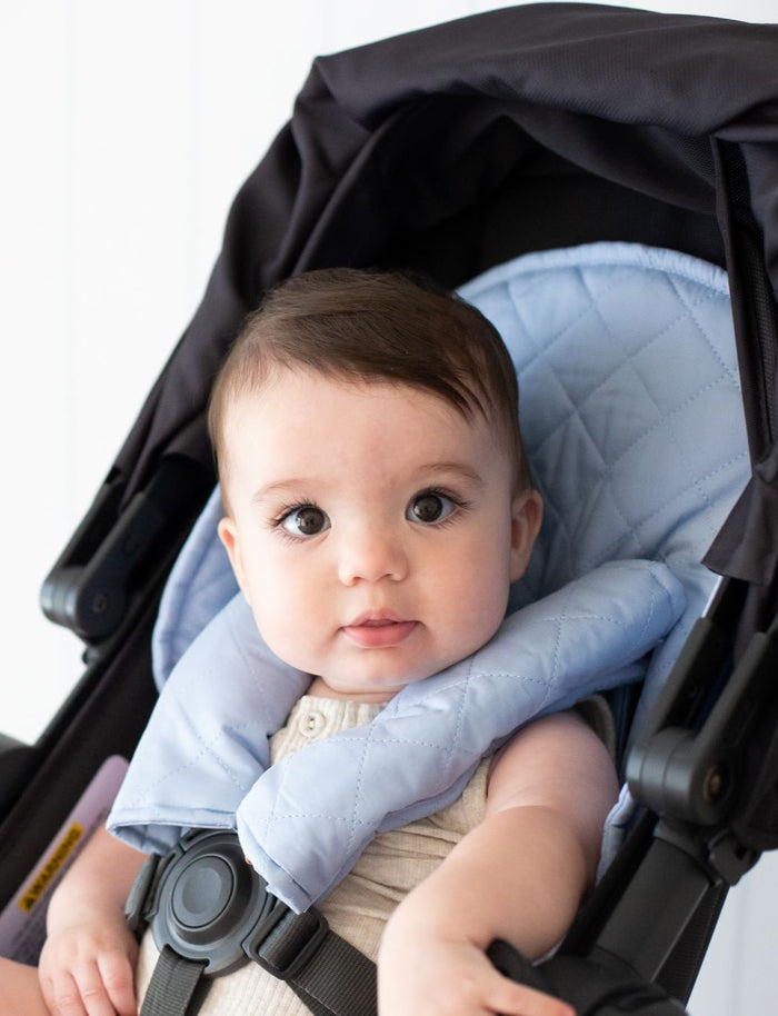 Bambella Designs Universal Quilted Pram Liner | Sky Blue