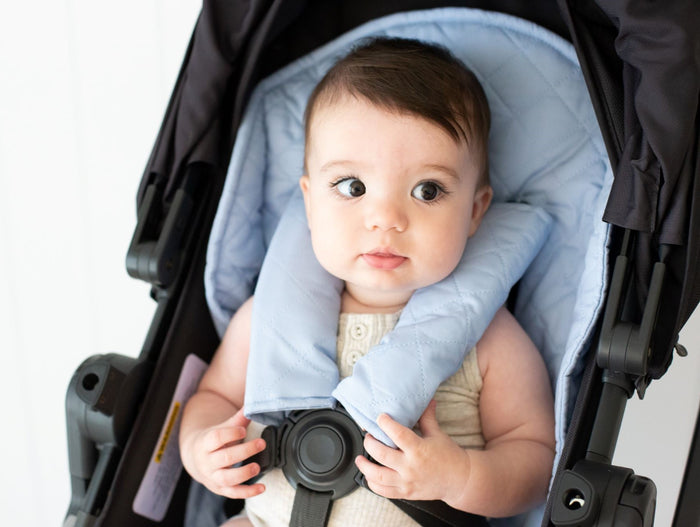 Bambella Designs Universal Quilted Pram Liner | Sky Blue