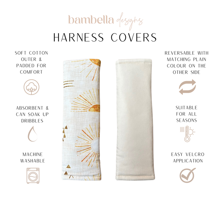 Bambella Harness Covers | Bohemian Sunshine
