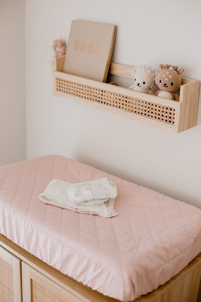 Bambella Waterproof Bassinet Sheet | Lullaby Pink