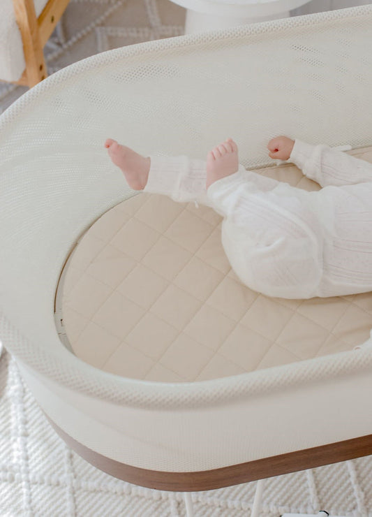 Bambella Waterproof Moses Bassinet Sheet | Oat