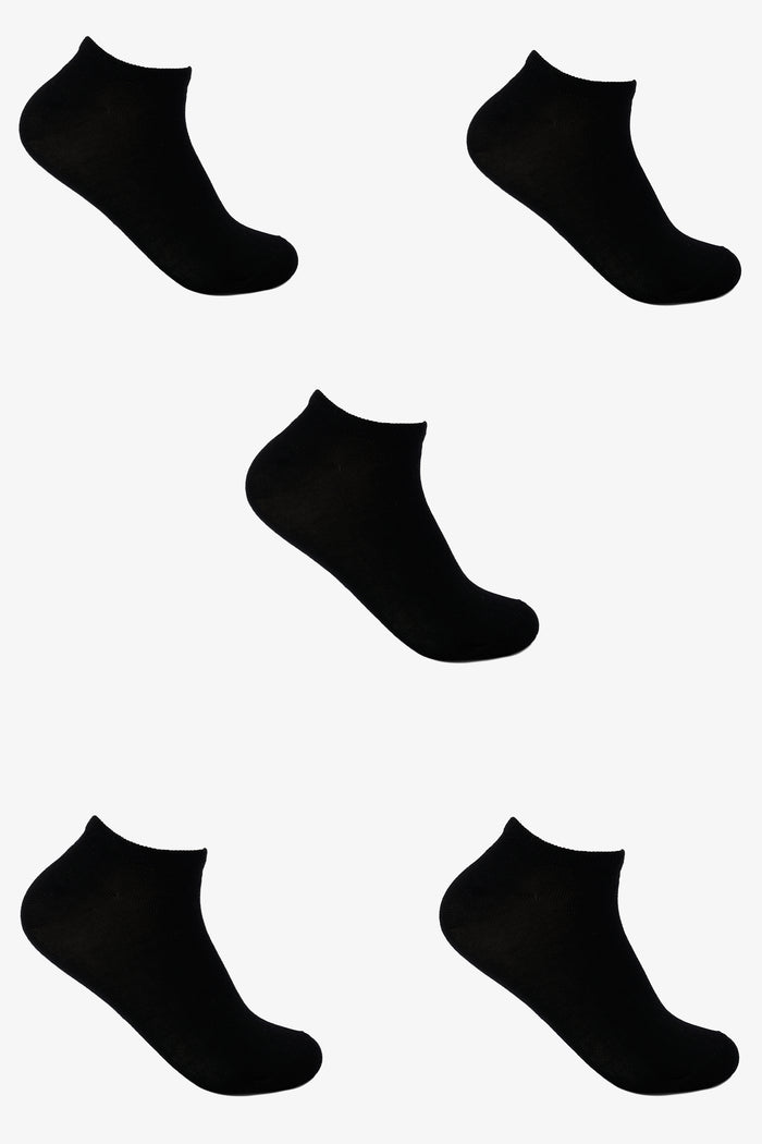 Basic Ankle Socks - 5 Pairs