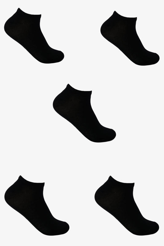 Basic Ankle Socks - 5 Pairs