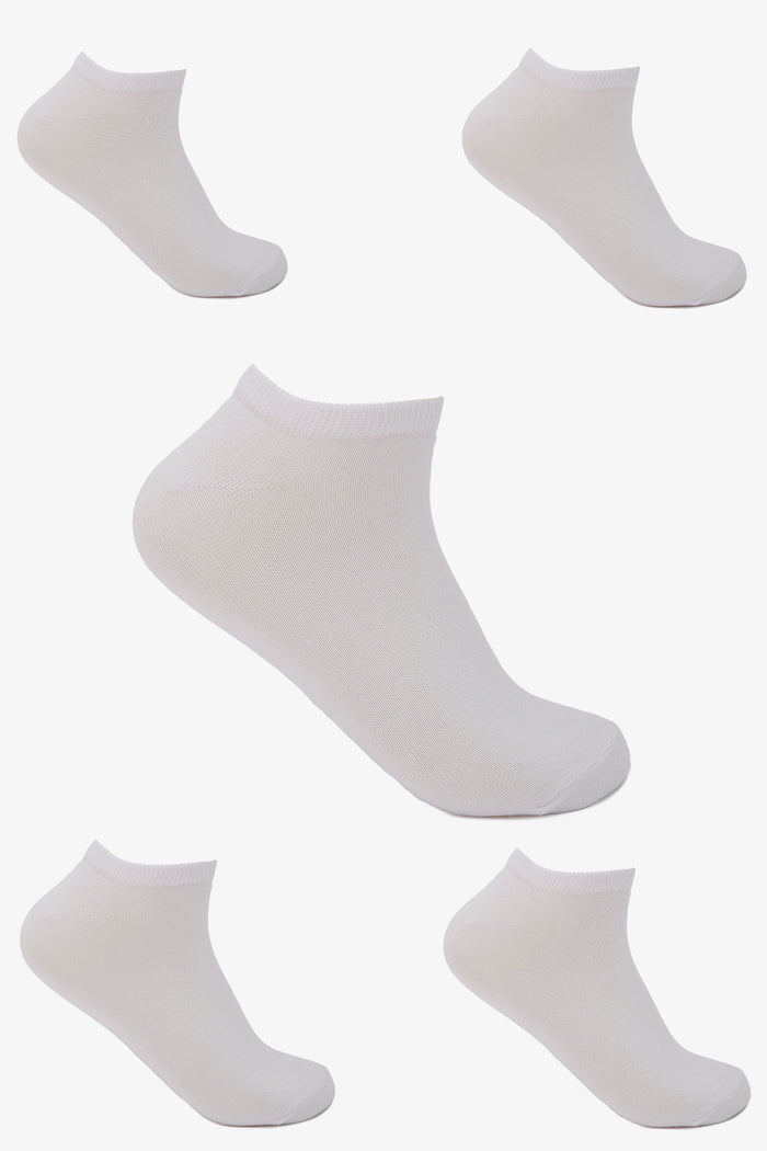 Basic Ankle Socks - 5 Pairs