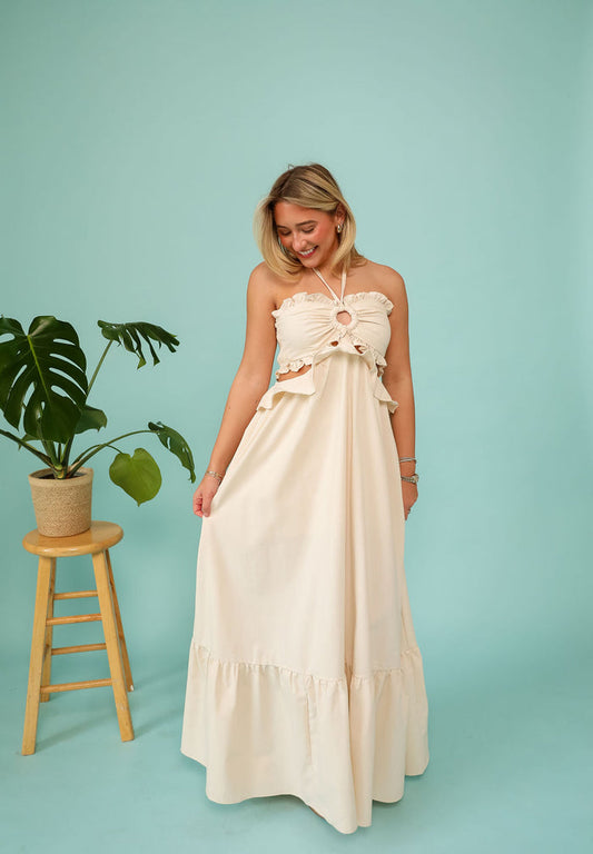 Beach Day Maxi Dress - Ivory