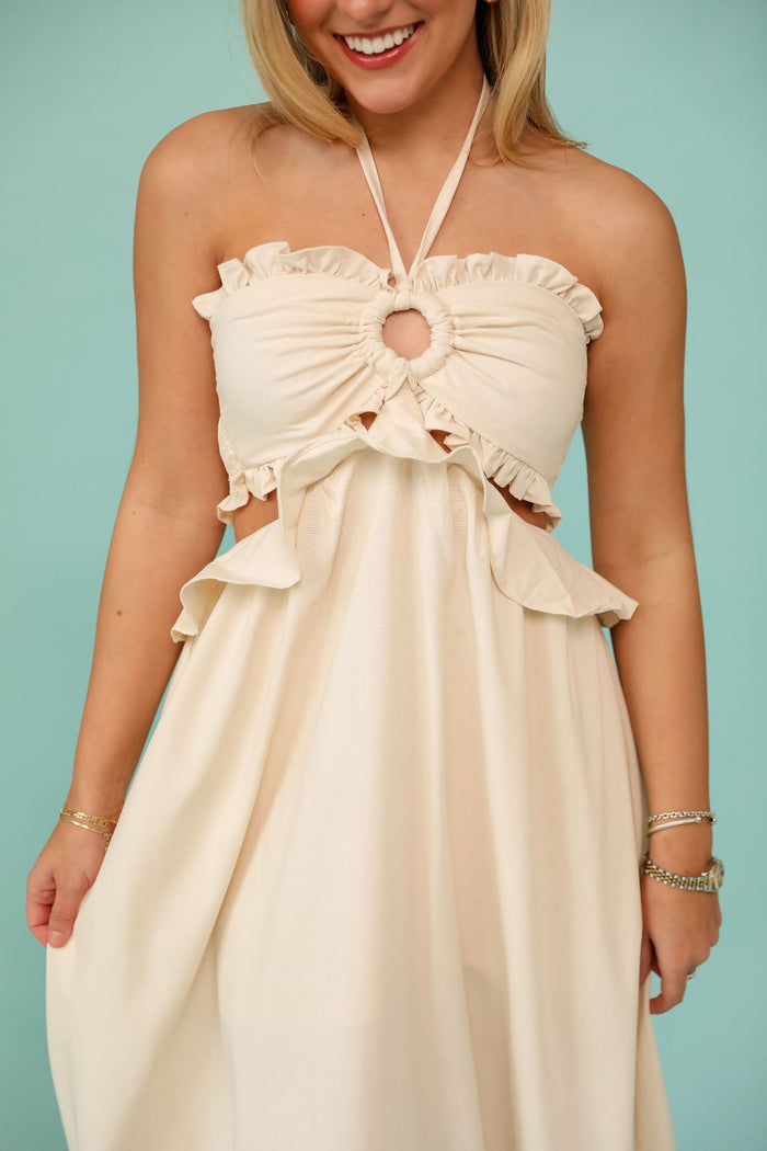 Beach Day Maxi Dress - Ivory