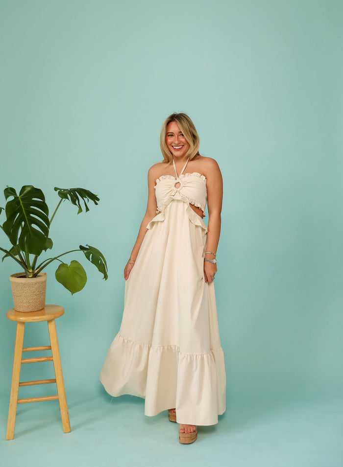 Beach Day Maxi Dress - Ivory
