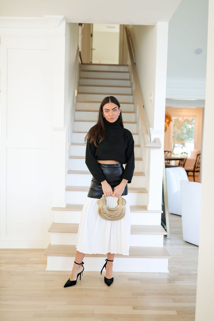Beatrice Skirt - Black/Off White