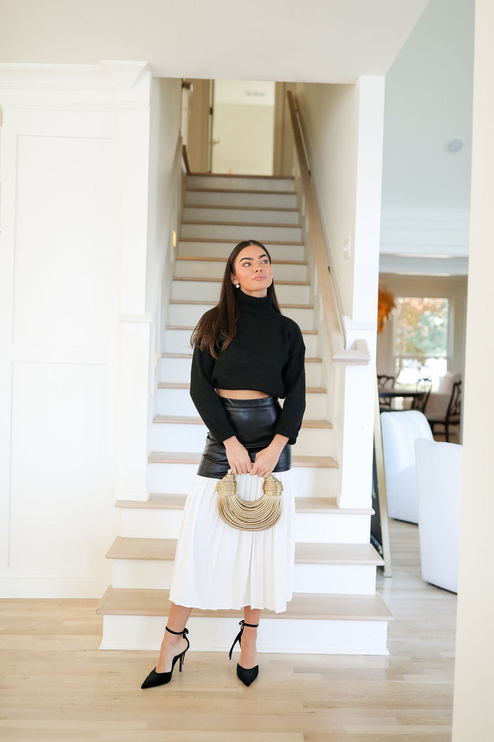 Beatrice Skirt - Black/Off White