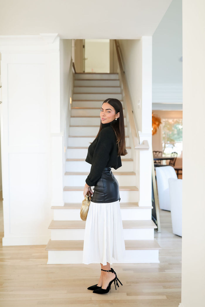 Beatrice Skirt - Black/Off White